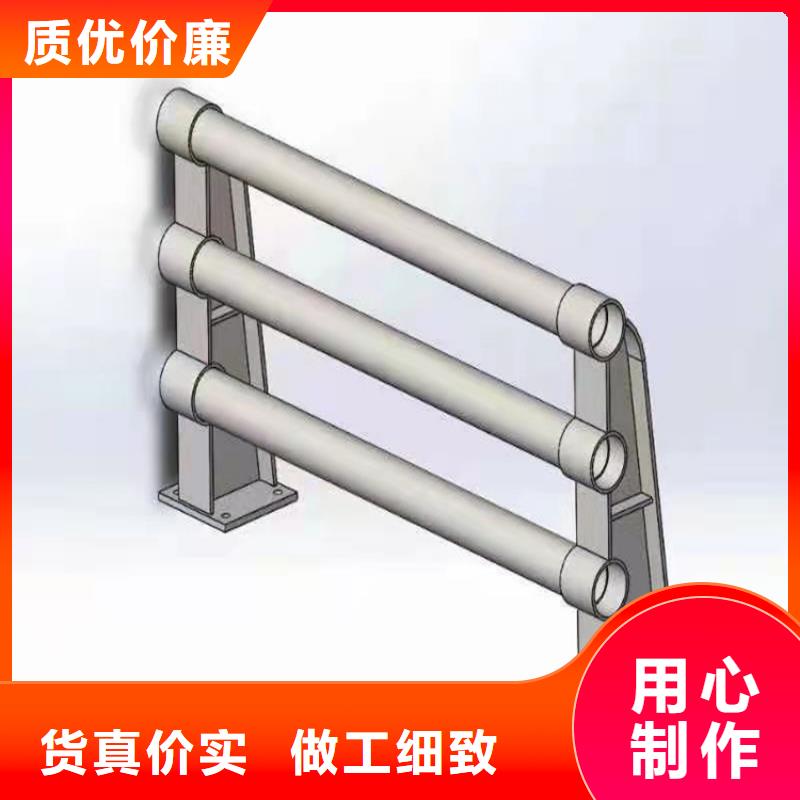 氟碳漆桥梁防撞护栏造型新颖强度高