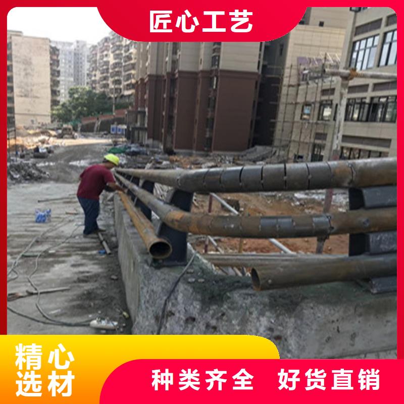 海南省东方市椭圆管景观河道栏杆耐低温简单实用