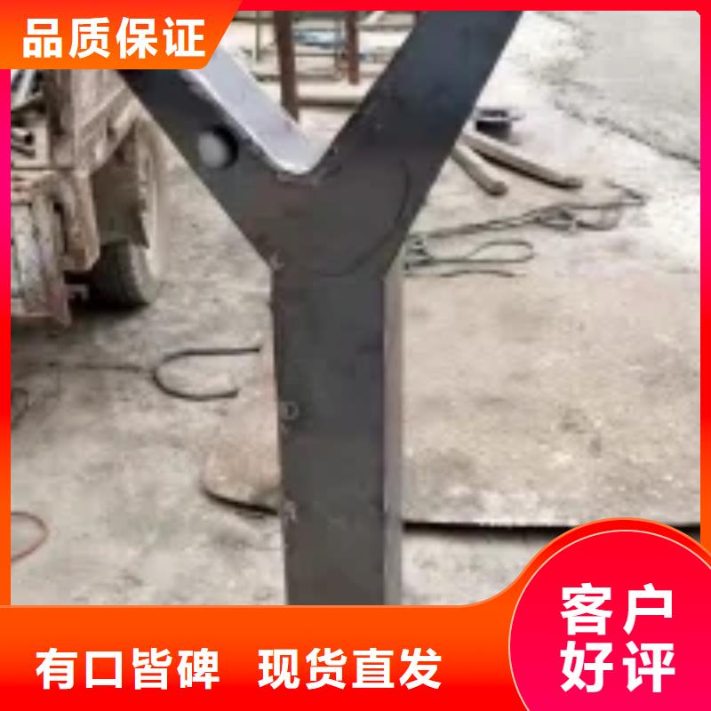 桥梁景观护栏立柱_镀锌波形护栏专注产品质量与服务