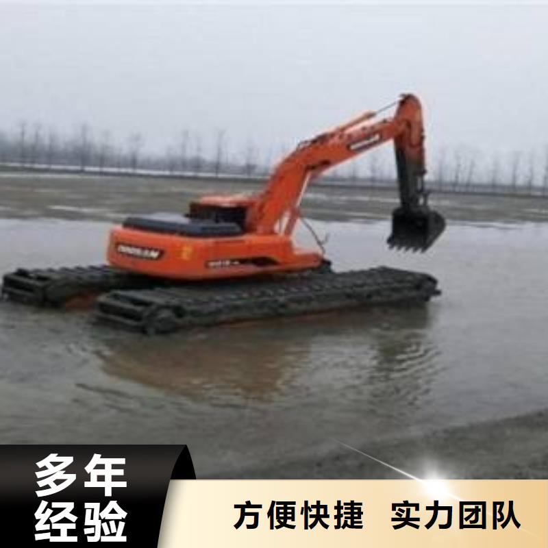 水陆挖掘机_水上打桩挖机租赁诚信放心