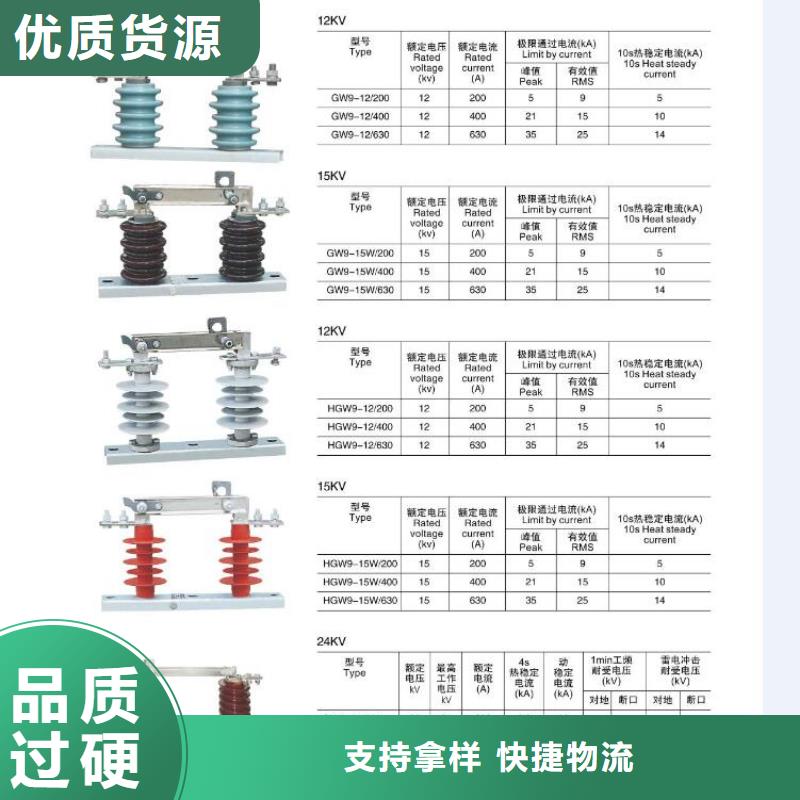 高压隔离开关,金属氧化物避雷器敢与同行比服务