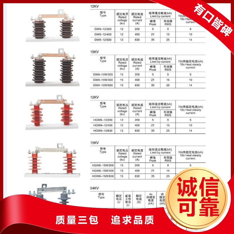 【高压隔离开关三相组合式避雷器品类齐全】