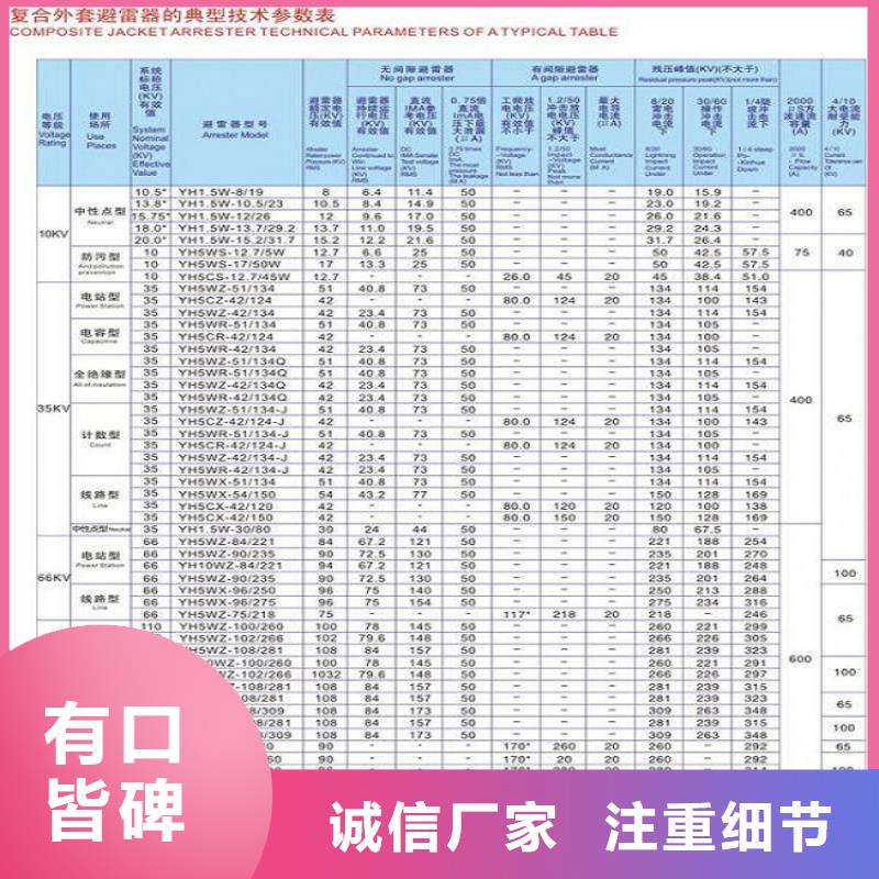 避雷器YH5WX-51/134