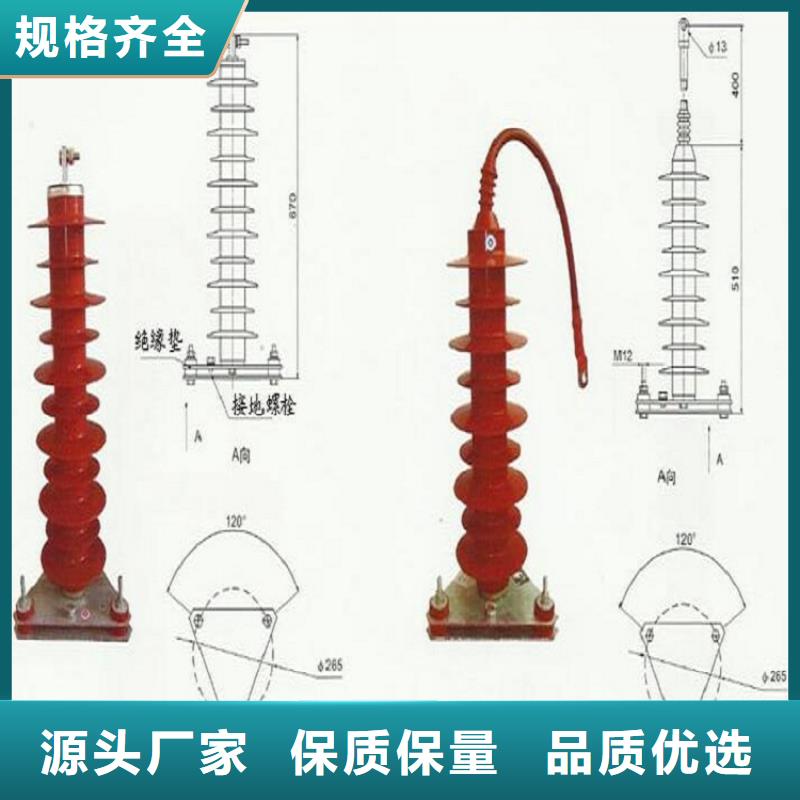 氧化锌避雷器Y10W5-108/281GY规格齐全