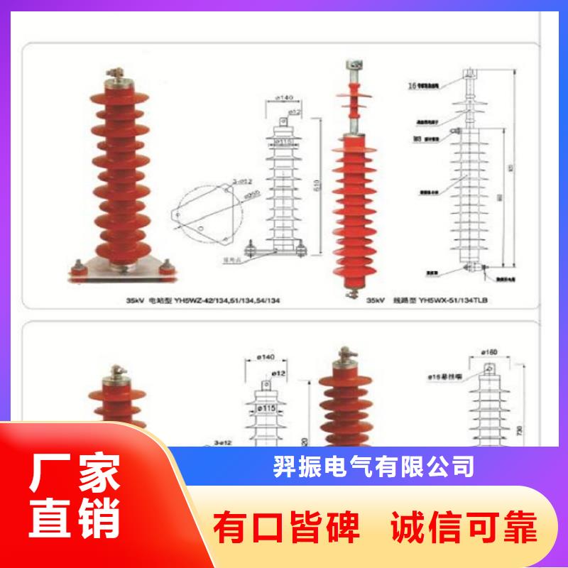 跌落式避雷器HY5WS-17/50TB-DL【羿振电气】