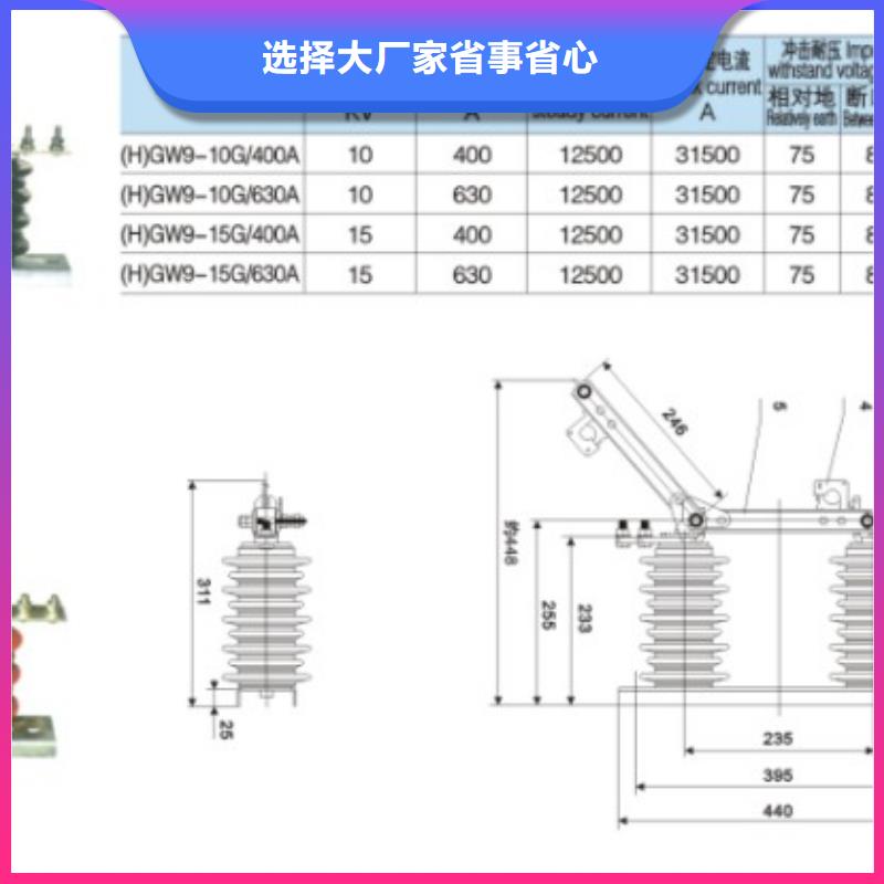 【隔离刀闸】GHW9-12/400A