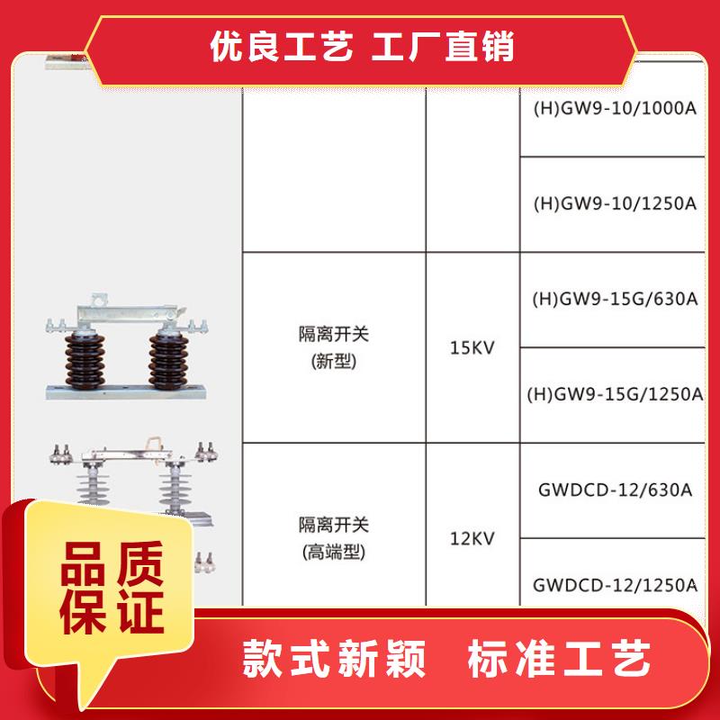 【户外高压交流隔离开关】HGW9-10W/630A实力厂家