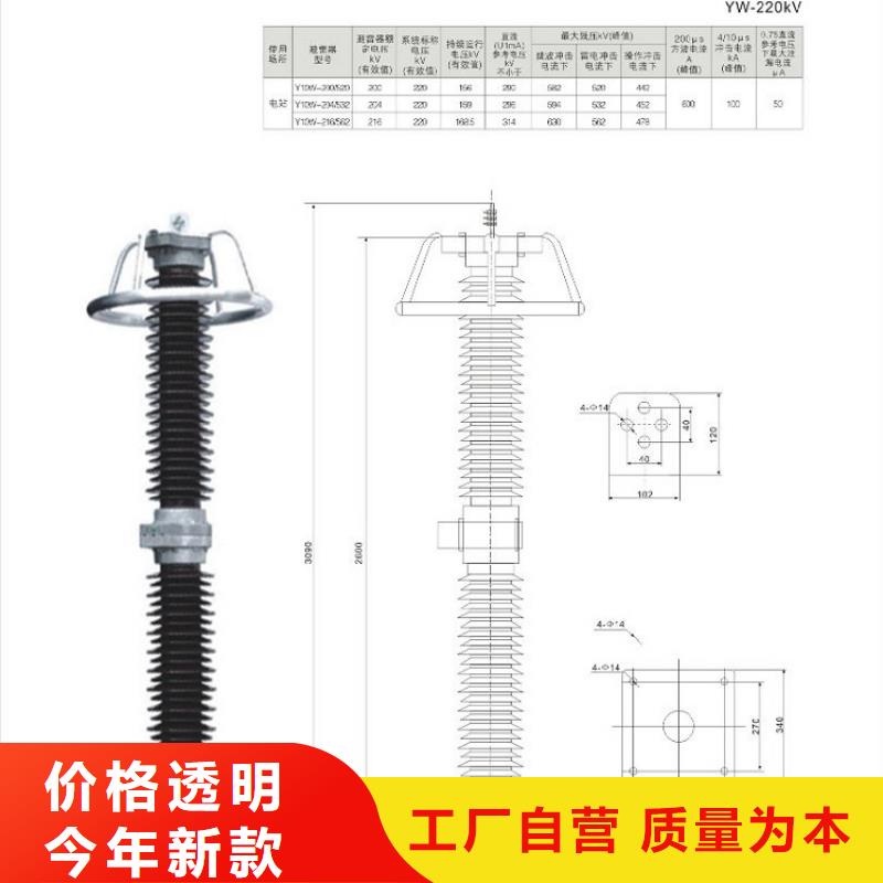 氧化锌避雷器Y1.5WN1-144/320本地厂家