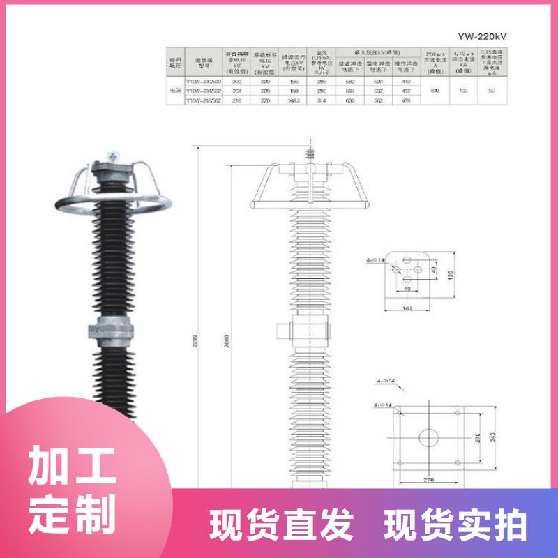 氧化锌避雷器YH10W5-96/250GY厂家供应