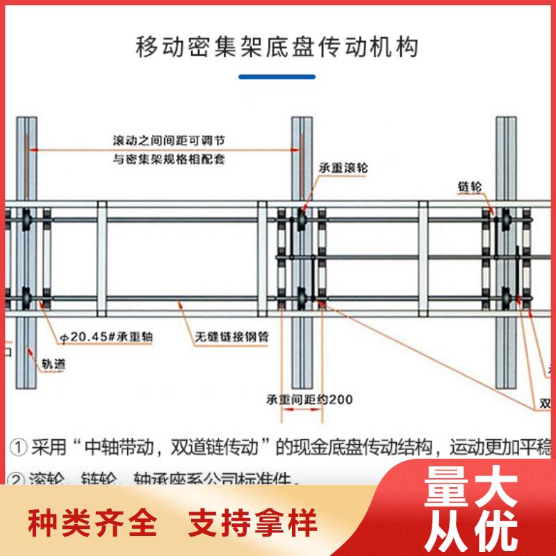 手摇密集柜案卷柜送货上门