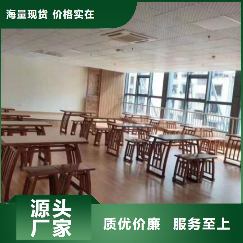 仿古国学课桌椅货源充足