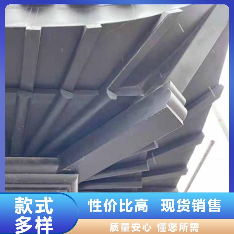 古建亭廊铝代木古建做工精细