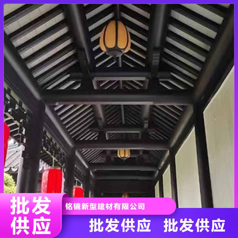 【古建亭廊-长廊座椅铝代木源头直供】