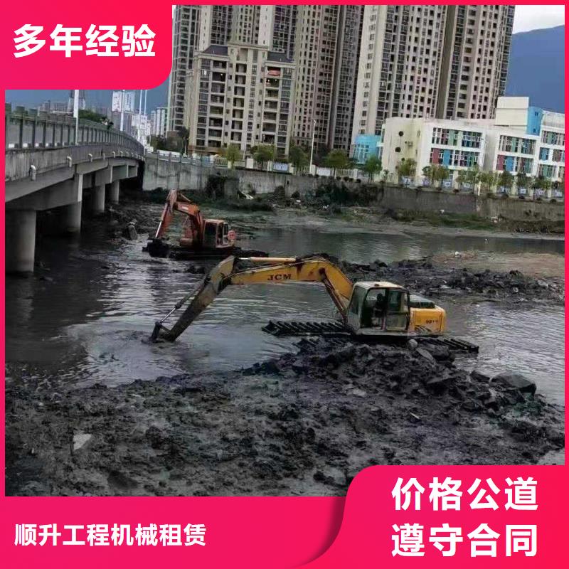 
湿地沼泽地挖掘机租赁改装