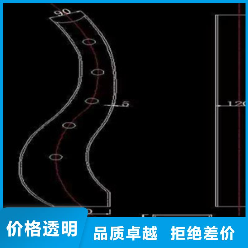 桥梁护栏立柱不锈钢复合管品类齐全