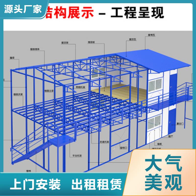 钢结构彩板房实力轻钢活动房常年出售