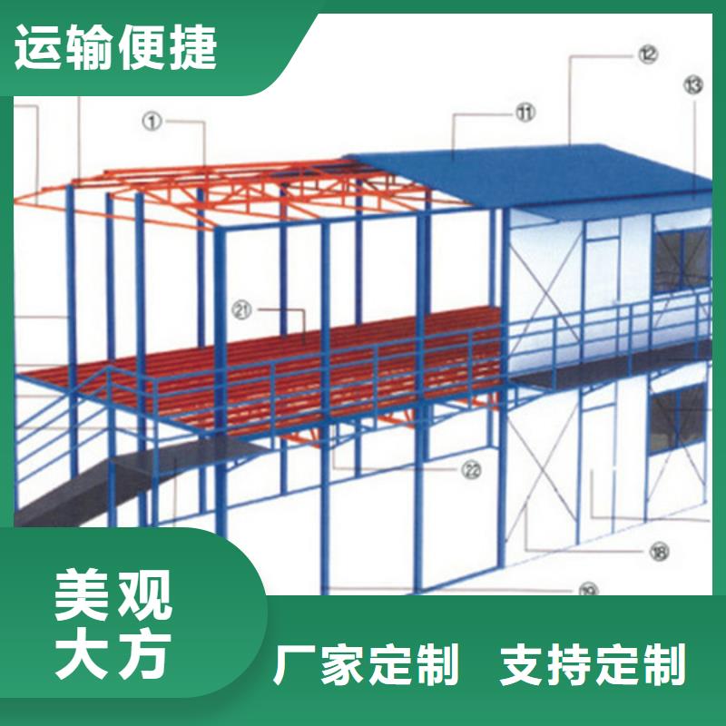 集宁集装箱房工艺成熟集装箱板房实体