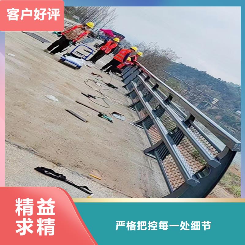 Q355B河道桥梁栏杆安装现货直发桥梁防撞护栏