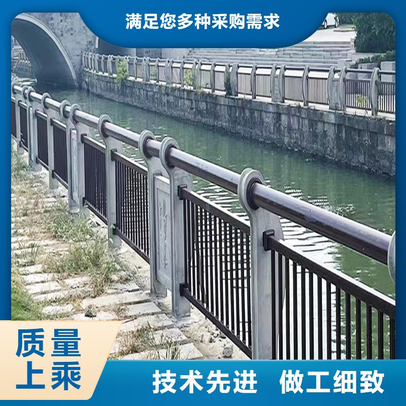 Q355B河道桥梁护栏施工企业源头工厂桥梁防撞护栏