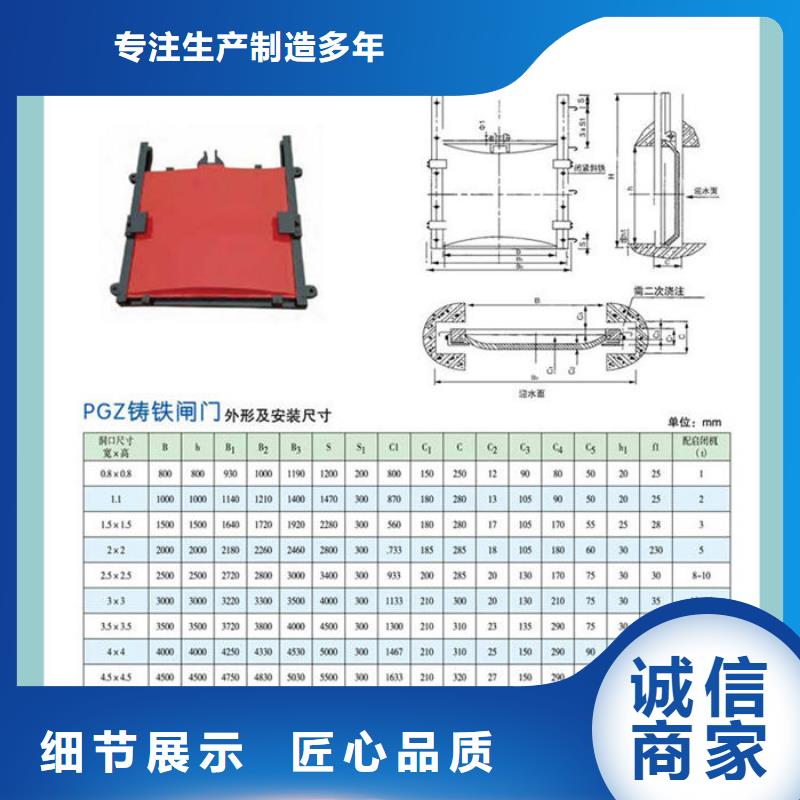 铸铁方闸门厂家直销