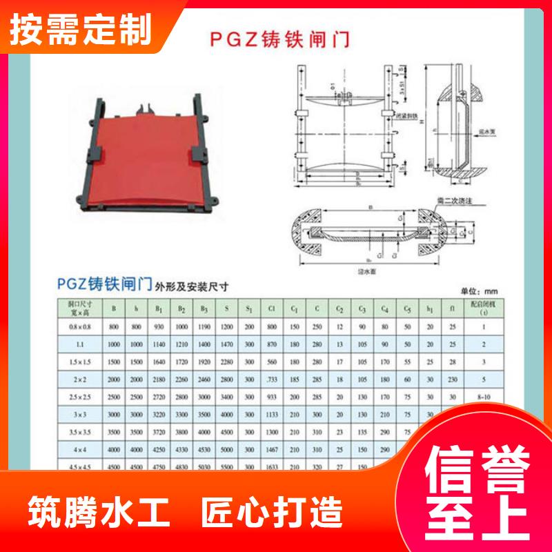 单向止水铸铁闸门源头厂家